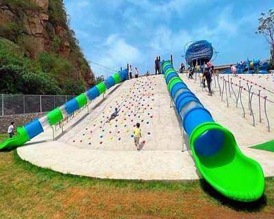 儿童无动力主题乐园