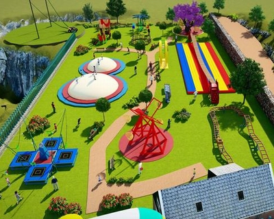 无动力儿童乐园设备项目场地