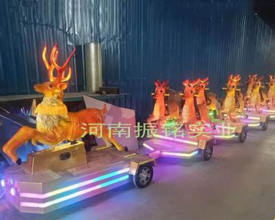 生财小鹿无轨小火车