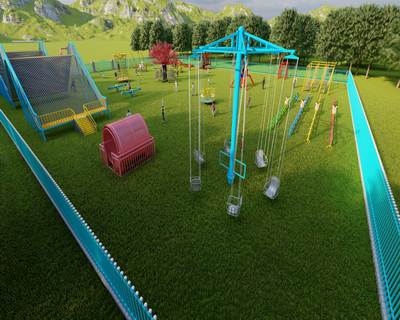 滕州无动力亲子乐园效果图