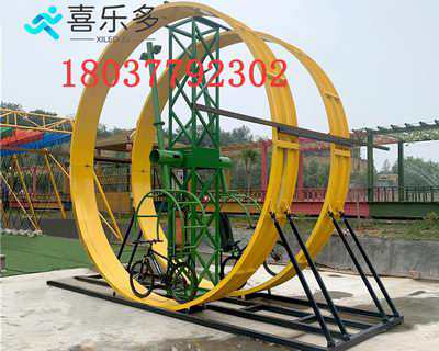 大型网红旋转自行车